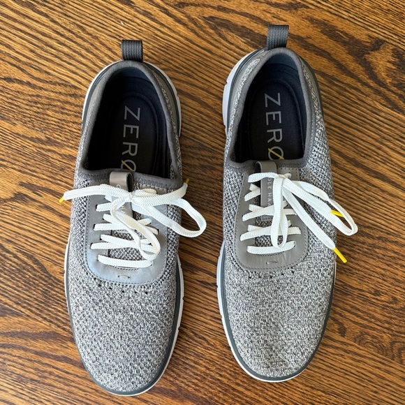 Cole Haan Zerogrand Men’s 11 Gray Knit Sneakers - Picture 2 of 7